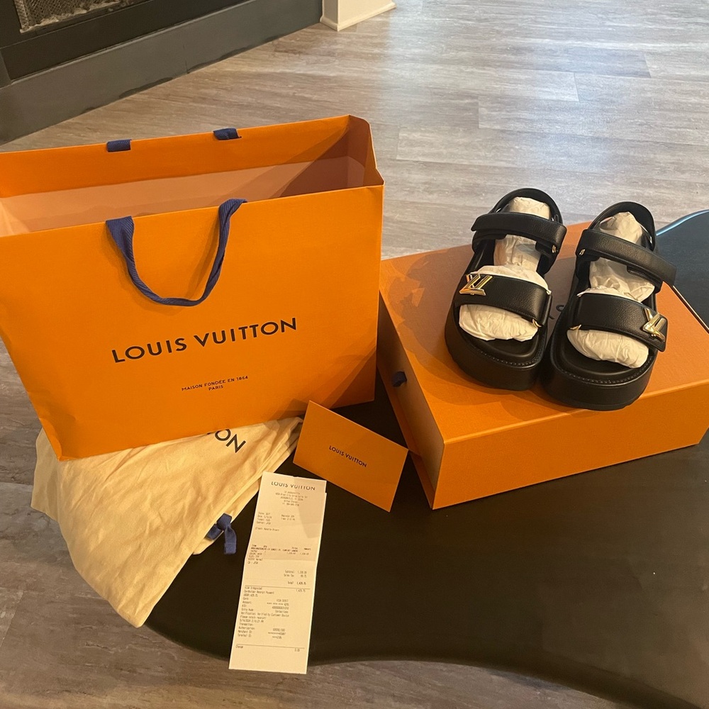 Louis Vuitton Platform Sandals